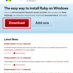 Rubyの環境構築（Windows10編）