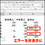 【Excel】条件付き書式機能でエラーを非表示にするテクニック