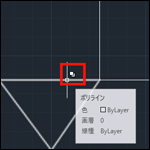 AutoCADで重なった図形から目的の図形を選択する方法