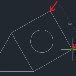 【AutoCAD】ジオメトリ計測コマンドの[クイック]オプション