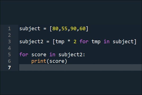 Pythonのリストと内包表記