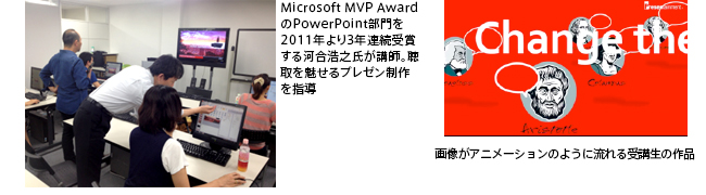 PowerPoint部門を2011年より3年連続受賞する河合浩之氏が講師