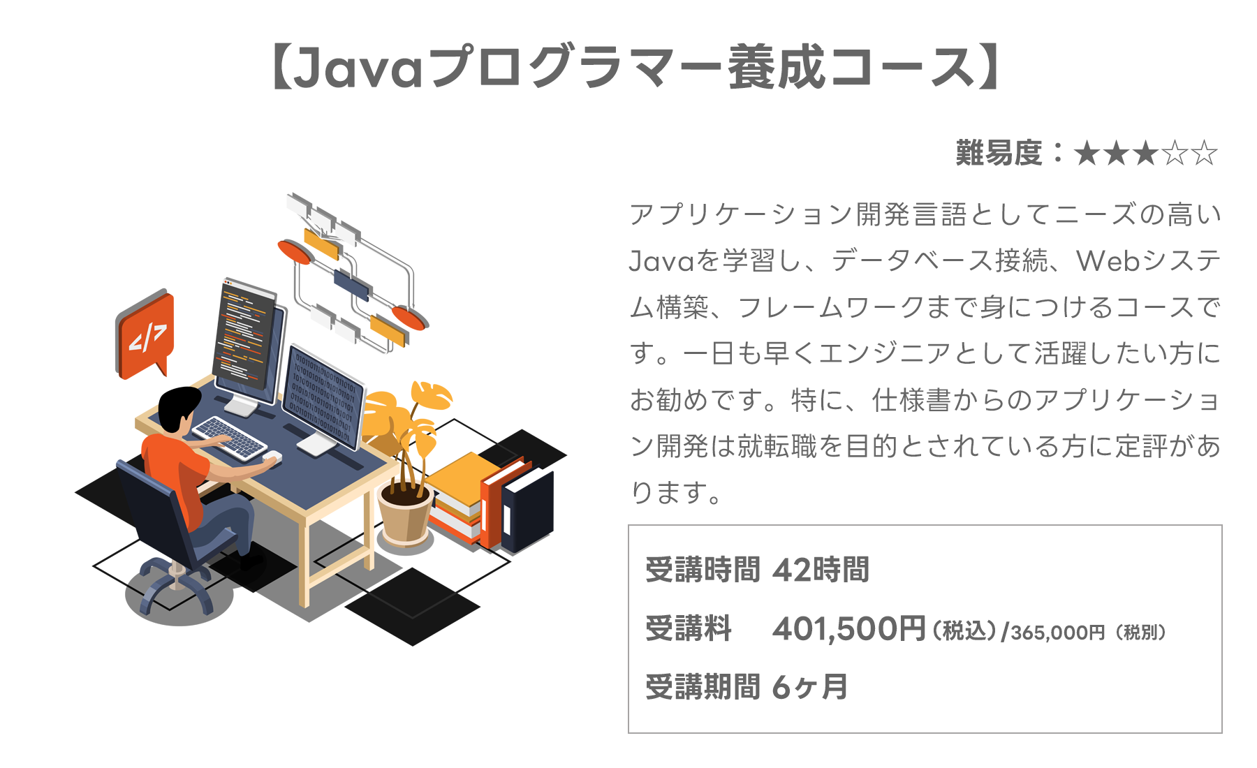 Javaプログラマー養成コース
